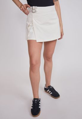 Falda Mujer Pantalón Blanco Sioux