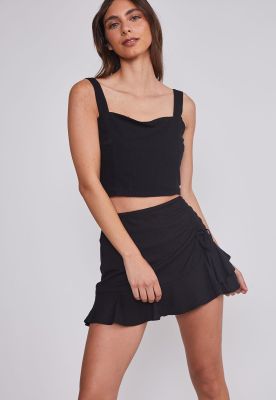 Imagen 2 del producto Falda Mujer Vuelos Negro Sioux