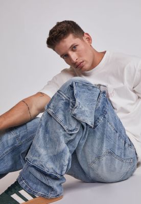 Imagen 2 del producto Jeans Hombre Multicargo Proceso Celeste Sioux