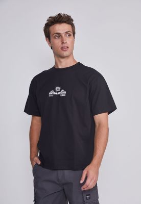 Polera Hombre Sol Negro Sioux