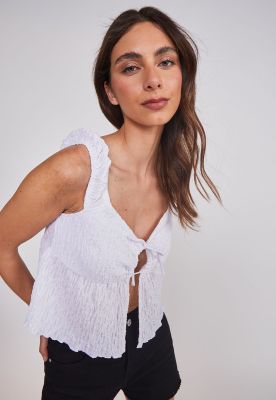 Imagen 2 del producto Peto Mujer Romantico Lazo Blanco Sioux