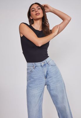 Imagen 2 del producto Body Mujer Espalda Brillos Negro Sioux