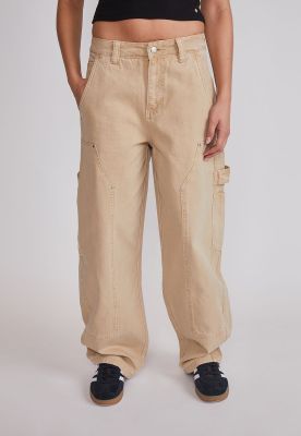 Imagen 1 del producto Pantalón Mujer Baggy Carpintero Camel Sioux
