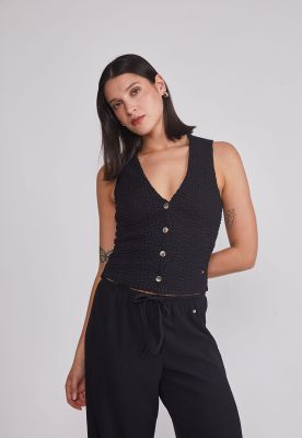 Peto Mujer Tipo Vestido Negro Sioux