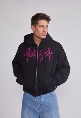 Polerón Hombre Boxy fit Negro Sioux