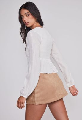 Imagen 2 del producto Blusa Mujer Corte Busto Blanco Sioux