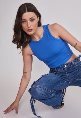 Imagen 2 del producto Jeans Mujer Multibolsillos Azul Sioux