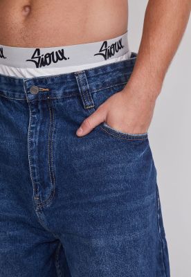 Imagen 2 del producto Jeans Hombre Skater Pretina Azul Sioux