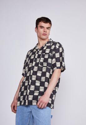 Camisa Hombre Gris Tablero Sioux