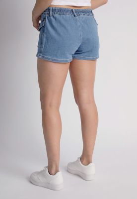 Imagen 2 del producto Short Mujer Tiro Bajo Celeste Sioux