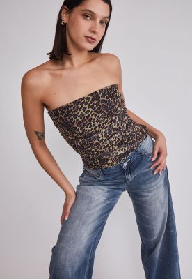 Imagen 2 del producto Peto Mujer Leopardo Beige Sioux