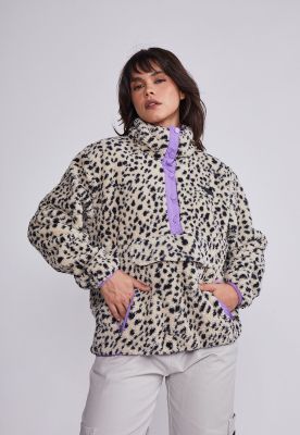 Imagen 1 del producto Polar Mujer Beige Bolsillo Frontal Sioux