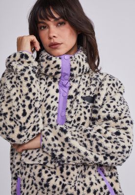 Imagen 2 del producto Polar Mujer Beige Bolsillo Frontal Sioux