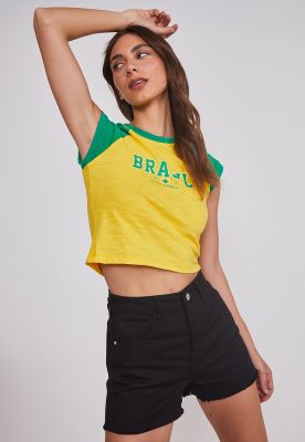 Imagen 2 del producto Polera Mujer Países Amarillo Sioux