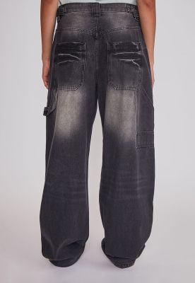 Imagen 2 del producto Jeans Mujer Balloon Carpenter Negro Sioux