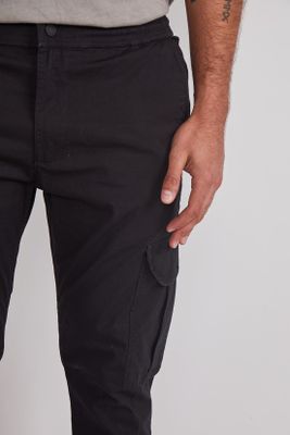 Imagen 2 del producto Pantalón Hombre Jogger Cargo Negro Sioux