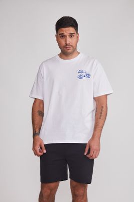 Polera Hombre Fruta Blanco Sioux