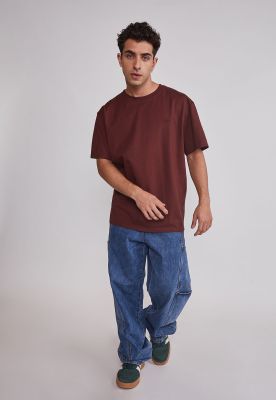 Imagen 2 del producto Polera Hombre Basic Lisa Café Sioux