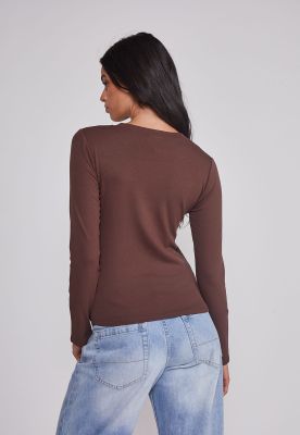 Imagen 2 del producto Camiseta Mujer Termica Café Sioux