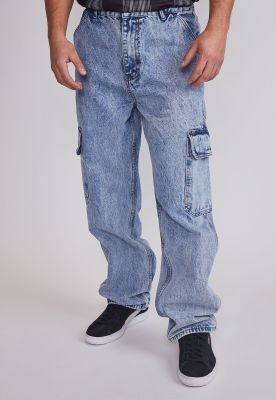 Jeans Hombre Cargo Celeste Celeste Sioux