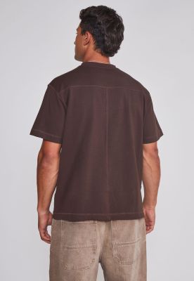 Imagen 2 del producto Polera Hombre Parche Café Sioux