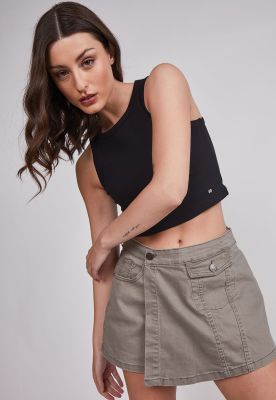 Imagen 2 del producto Falda Short Mujer Elasticada Verde Sioux