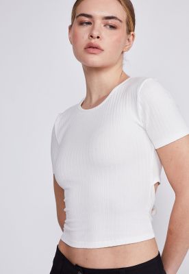 Imagen 2 del producto Polera Mujer Blanco Abierta Espalda Sioux