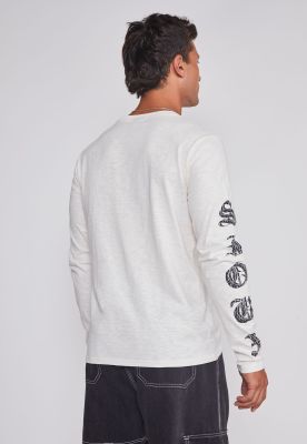 Imagen 2 del producto Polera Hombre Estampada Brazos Blanco Sioux