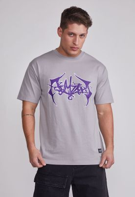 Polera Hombre Print Death Gris Sioux