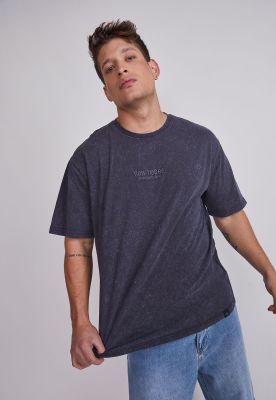 Imagen 2 del producto Polera Hombre Lavado Bordado Gris Sioux