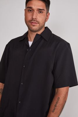 Imagen 2 del producto Camisa Hombre Boxy Fit Negro Sioux