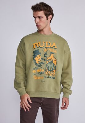 Polerón Hombre Verde Ruda Sioux