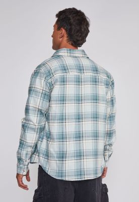 Imagen 2 del producto Camisa Hombre Escoces Bolsillo Verde Sioux