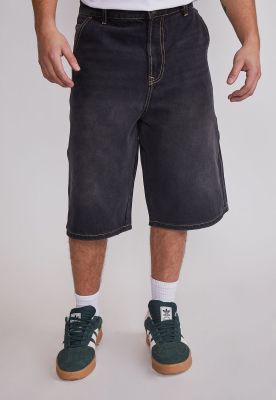 Bermuda Hombre Skate Negro Sioux