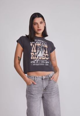 Polera Mujer Cowboy Gris Sioux