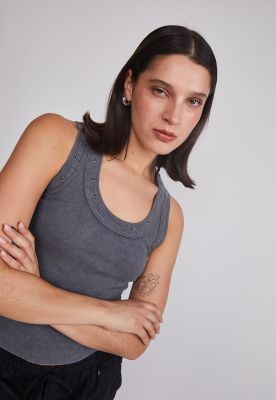 Imagen 2 del producto Peto Mujer Tachas Estrellas Gris Sioux