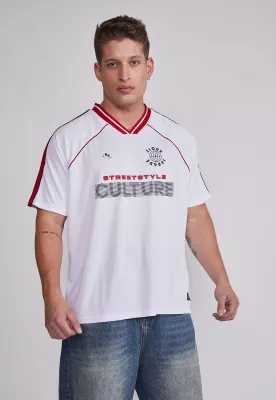 Polera Hombre Sport Moda Blanco Sioux