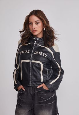 Imagen 1 del producto Chaqueta Mujer Ecocuero Racer Negro Sioux