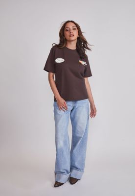 Imagen 2 del producto Polera Mujer Oversize Est Trend Café Sioux