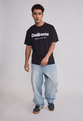 Imagen 2 del producto Polera Hombre Relaxed Carretas Negro Sioux