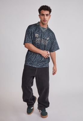 Imagen 2 del producto Polera Hombre Leopardo Boxy Verde Sioux