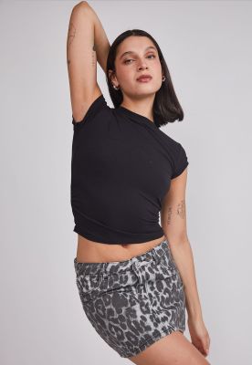 Imagen 2 del producto Falda Mujer Leopardo Gris Sioux