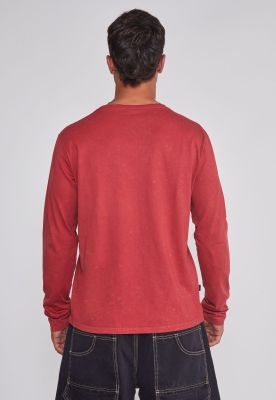 Imagen 2 del producto Polera Hombre Lavada Strass Rojo Sioux