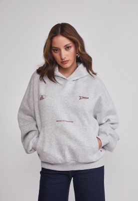 Polerón Mujer Espalda Trend Gris Sioux