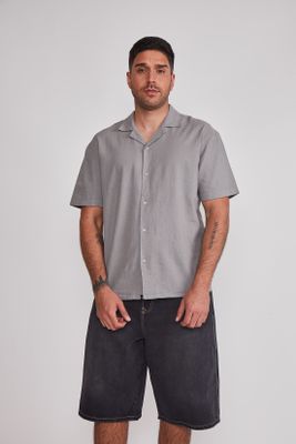 Imagen 1 del producto Camisa Hombre Lino Proceso Gris Sioux