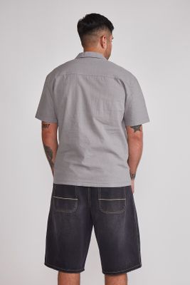 Imagen 2 del producto Camisa Hombre Lino Proceso Gris Sioux