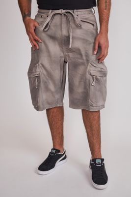 Bermuda Hombre Cargo Gris Sioux