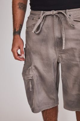 Imagen 2 del producto Bermuda Hombre Cargo Gris Sioux