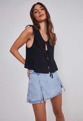 Imagen 2 del producto Falda Mujer Denim Costura Celeste Sioux