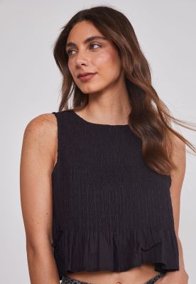 Imagen 2 del producto Peto Mujer Panal Lazos Negro Sioux